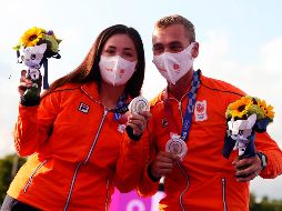 Gabriela Schloesser Bayardo se mudó a Países Bajos en 2018 luego de enamorarse de Mike Schloesser, quien también es atleta de alto rendimiento en el tiro con arco, exhibiendo en su palmarés un campeonato mundial. EFE / D. Azubel