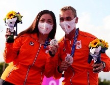 Gabriela Schloesser Bayardo se mudó a Países Bajos en 2018 luego de enamorarse de Mike Schloesser, quien también es atleta de alto rendimiento en el tiro con arco, exhibiendo en su palmarés un campeonato mundial. EFE / D. Azubel