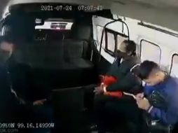 El asalto quedó registrado en un video fechado este 24 de julio a las 7:08 de la mañana. ESPECIAL