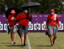 En la ronda clasificatoria las mexicanas sumaron entre las tres un total de mil 976 puntos. EFE/M. GUTIÉRREZ