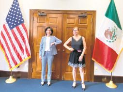 El pasado 21 de julio Tatiana Clouthier se reunió con Katherine Tai, representante comercial de EU. ESPECIAL