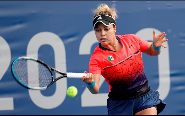 Renata Zarazúa. El tenis mexicano se ha quedado sin representantes en los Juegos Olímpicos. EFE/K. Försterling