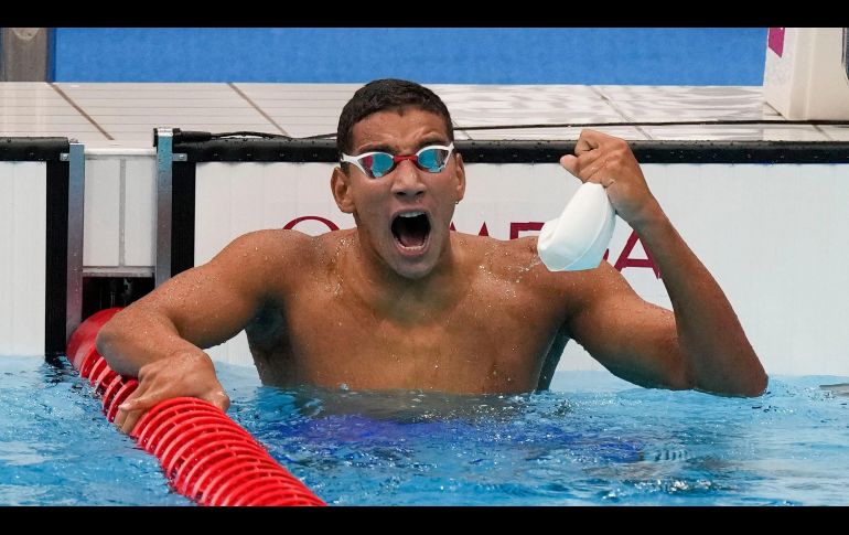 Hasta hora el mejor resultado de Hafnaoui era un octavo lugar en los Jugos Olímpicos de la Juventud de 2018. AP/C. Riedel