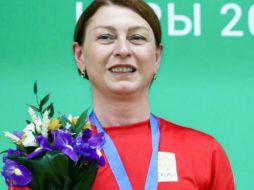 Nino Salukvadze representa a Georgia. En la foto está en los Juegos Europeos de Minsk 2019. GETTY