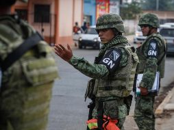 AMLO dijo que para garantizar que la Guardia Nacional sea incorruptible a través de los años, es necesario convertirla en una rama de la Secretaría de la Defensa Nacional. NTX / ARCHIVO