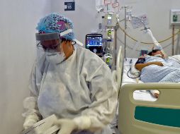 a ocupación media en los hospitales es del 38% para camas de terapia intensiva. AFP/ARCHIVO