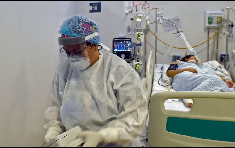 La ocupación media de camas generales en los hospitales mexicanos se mantuvo sin cambios en 39%. AFP/ARCHIVO