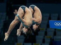 La dupla mexicana terminó  la prueba con una puntuación total de 407.31. AP/D. LOVETSKY