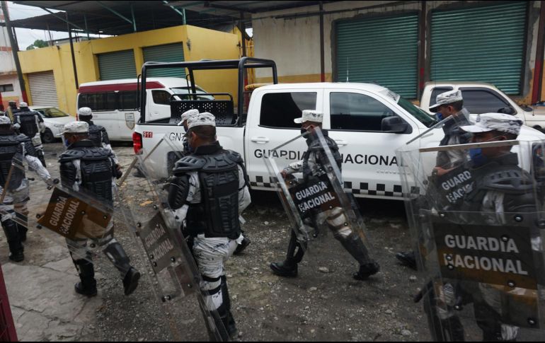 AUMENTO. La Guardia Nacional recibirá 50 millones de pesos, adicionales a lo que ya se le otorga. ARCHIVO/ EFE/ JUAN MANUEL BLANCO
