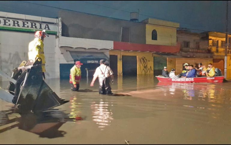 NUNDADO. Lomas de la Primavera y Miramar, los más afectados. XINHUA