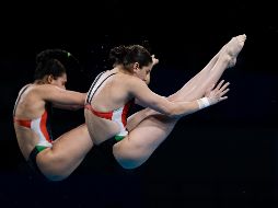 Orozco y Agúndez lograron una puntuación final de 299.70, detrás de las chinas y las estadounidenses. MEXSPORT