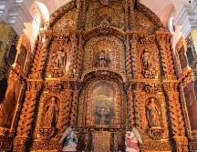 El convento y catedral de Nuestra Señora de la Asunción en Tlaxcala. Se trata de una de 15 edificaciones que misioneros construyeron hace cinco siglos en la ladera del volcán Popocatépetl. AFP/ARCHIVO