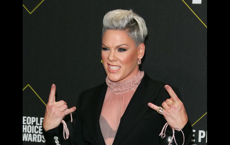 El escándalo atrajo la atención de la cantante Pink. AFP
