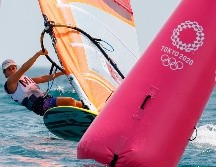 Demita Vega compitió en su séptima, octava y novena carrera en la prueba de RSX femenil, culminando en el lugar 19, 10 y 19, respectivamente. EFE/C. Gunther
