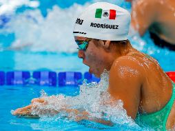 Melissa Rodríguez se quedó fuera de la siguiente ronda al ubicarse en el puesto número 24 dentro de la prueba de los 200 metros pecho. EFE / F. Bizerra