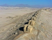 Vista aérea del Observatorio Solar de Chankillo, Perú. GETTY IMAGES