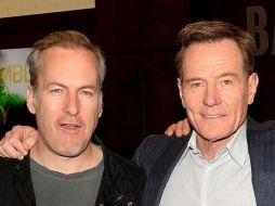 Cranston (der.) y Odenkirk (izq.) trabajaron juntos en la serie 