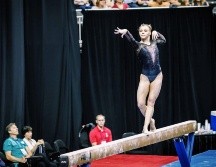 Jade Carey será la elegida para reemplazar a Simone Biles. TWITTER/@jadeacarey