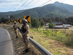 El Cártel Nueva Generación se adjudicó el triple homicidio ocurrido en Chinicuila. AFP/ARCHIVO