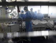 Todas las camas de Unidades de Cuidados Intensivos dela región Altos Sur están ocupadas, en la ZMG es de casi 80 %. AFP/F. Florin
