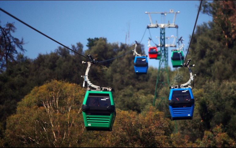 El Teleférico de Taxco realiza un recorrido de 800 metros, y se encuentra a una altura de hasta 175 metros. EFE / ARCHIVO