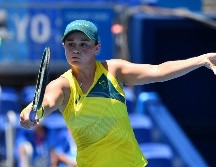 Barty fue derrotada en la primera ronda de los Juegos Olímpicos de Tokio esta semana, pero ha alcanzado las semifinales de dobles mixtos con John Peers. AFP/T. FABI