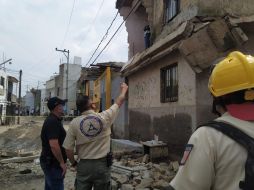 La falta de mantenimiento y una mala construcción de origen ocasionaron el problema. ESPECIAL/Bomberos de Zapopan