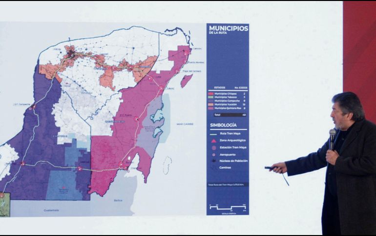 Rogelio Jiménez Pons. El director general de FONATUR detalla aspectos de la construcción del Tren Maya. NOTIMEX/Archivo