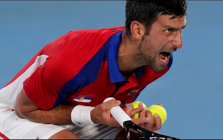 FRUSTRADO. Novak Djokovic no pudo conseguir el Golden Slam. AP/P. SEMANSKY