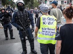 Para los manifestantes antivacuna en Francia, 