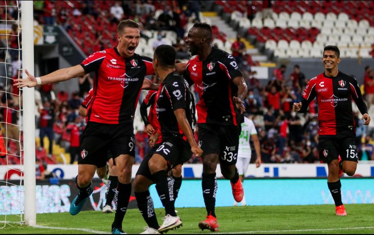 ROMPEN SEQUÍA. 279 minutos tuvieron que pasar de manera oficial, para que Atlas consiguiera anotar. IMAGO7