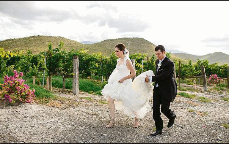 Bodas entre viñedos. Una de las opciones para casarse en Parras, Coahuila. ESPECIAL/OCV Parras