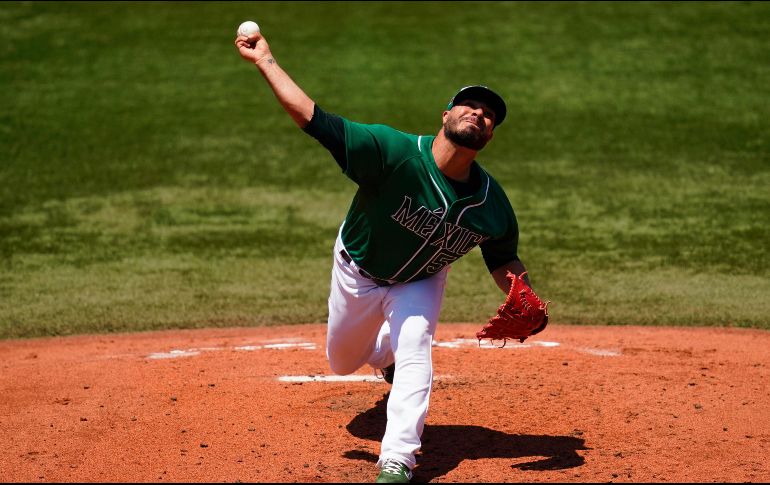 Manuel Barreda tuvo una mala apertura y los relevos fallaron en la séptima entrada. AP/M. Sclocum