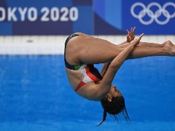 Con sólo 18 años, Aranza Vázquez augura un buen futuro para los clavados en México. AFP/A. Kisbenedek