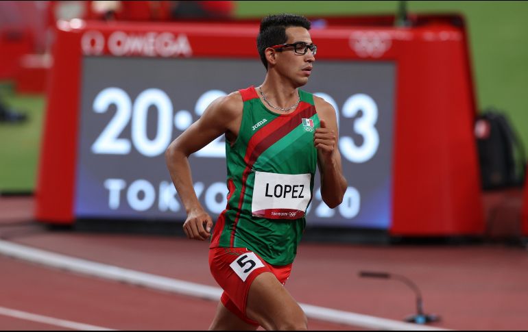 López se quedó a tres centésimas de meterse a la final de esta prueba olímpica, pues sólo clasificaban de manera directa los dos mejores de cada heat. MEXSPORT / D. Leah