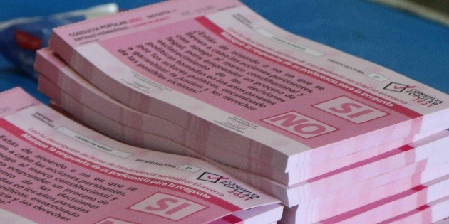 Consulta popular 2021: Denuncian relleno de urnas en Veracruz