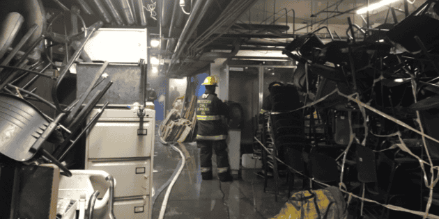 Seguridad en Jalisco: Se registra incendio en s&oacute;tano del Hospital Civil