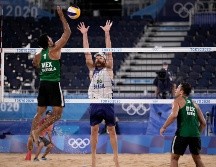 México tuvo una dura prueba al medirse al equipo brasileño, que dominó de inicio a fin y pudo imponerse en dos sets con parciales de 21-14 y 21-13. AP / F. Dana