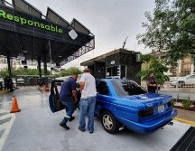 Personas propietarias de vehículos con placas foráneas interesadas en obtener una cita reportaron varias insuficiencias. EL INFORMADOR/R. Bobadilla