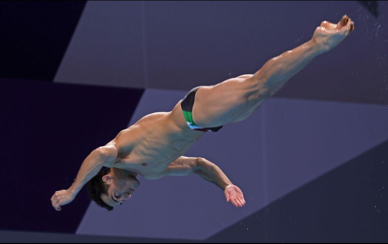 ASÍ FINALIZÓ SU PARTICIPACIÓN. Rommel finalizó su participación olímpica con 428.75 puntos. MEXSPORT/ M. RIOS