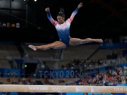 En estos Juegos Olímpicos, Biles se retiró de varias competencias para centrarse en su salud mental. AP/A. Landis