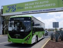 Se pedirá al grupo aeroportuario que coloque los señalamientos adecuados para que los usuarios del transporte puedan acercarse a la ruta, además de pedir que haga una socialización con sus trabajadores para que puedan aprovecharla. ESPECIAL / Gobierno de Jalisco