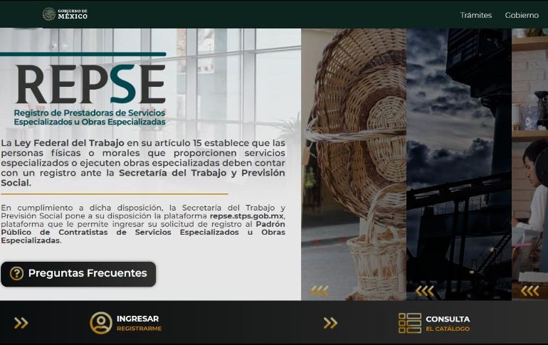 Industriales de México señalan problemas para registrarse en el sitio del Gobierno: repse.stps.gob.mx. ESPECIAL