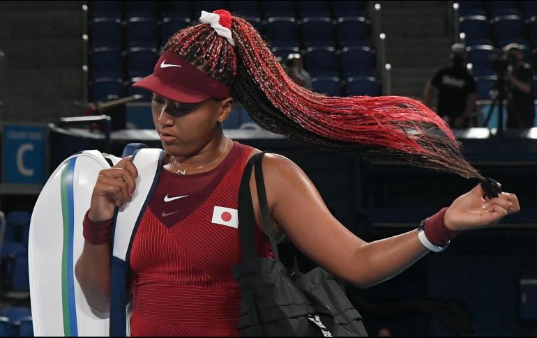 DESCANSO. A falta de menos de un mes para el inicio del US Open, Naomi Osaka prefirió no participar en Montreal. AFP/ARCHIVO