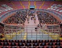 La aplicación de vacunas actualmente en el auditorio es para el grupo de la población entre 30 a 39 años.  CORTESÍA/COORDINACIÓN GENERAL DE DESARROLLO SOCIAL