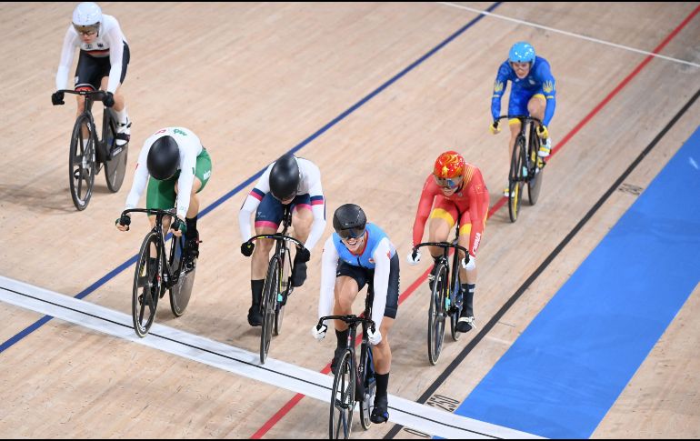 Gaxiola sólo fue superada por la canadiense Kelsey Mitchell. AFP/P. Parks