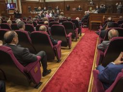 Cinco magistrados del Tribunal Electoral del Poder Judicial de la Federación tomaron el control del pleno de la Sala Superior . SUN/ARCHIVO