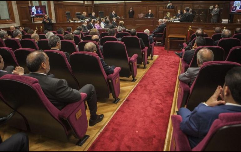 Cinco magistrados del Tribunal Electoral del Poder Judicial de la Federación tomaron el control del pleno de la Sala Superior . SUN/ARCHIVO