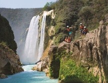 La Cascada de Tamul en la Huasteca Potosina, es considerada como La joya de las cascadas potosinas. CORTESÍA SECRETARÍA DE TURISMO DE SAN LUIS POTOSÍ.