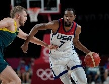 Kevin Durant fue el líder ofensivo de Estados Unidos con 23 puntos y también lideró al equipo con nueve rebotes. AP/E. Gay
